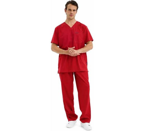 Костюм (рубашка/брюки) мужской TRUD RS72612 красный XL(50-52) 01.219063/XL