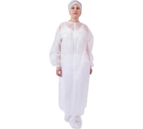 Халат ООО Мердигер, полипропилен 40 г, на кнопках, рукав-манжет, р.60-62 1249
