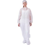 Халат ООО Мердигер, полипропилен 40 г, на пуговицах, рукав-манжет р.40-42 1316