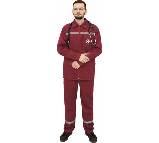 Мужской костюм Tekca Line СП Деми бордовый, размер 44-46, рост 182-188 2001673715015