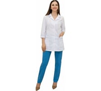 Женский костюм Tekca Line Эконом белый/темно-голубой, р.40-42, рост 170-176 2029120593023