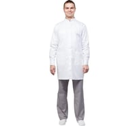 Медицинский мужской халат ООО Комус м10-ХЛ белый, размер 48-50, рост 170-176 830057