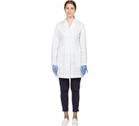 Медицинский женский халат ООО Комус м12-ХЛ белый, размер 60-62, рост 170-176 830085