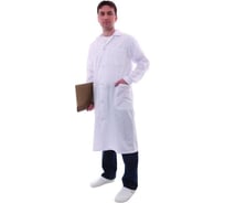 Медицинский мужской халат ООО Комус Медик м04-ХЛ белый, размер 56-58, рост 182-188 93462