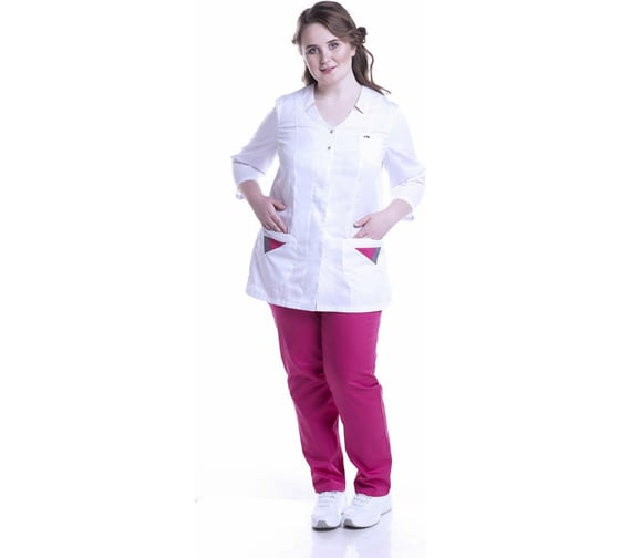 Блуза ДОКТОР СТИЛЬ Подарок белая ЛС 3225.25/120/3XL/4XL