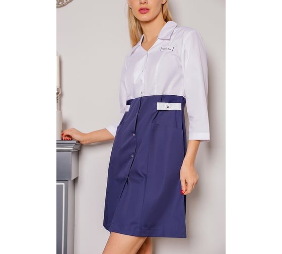 Халат ДОКТОР СТИЛЬ Медика ЛЛ 2128.29/112, XXL/3XL
