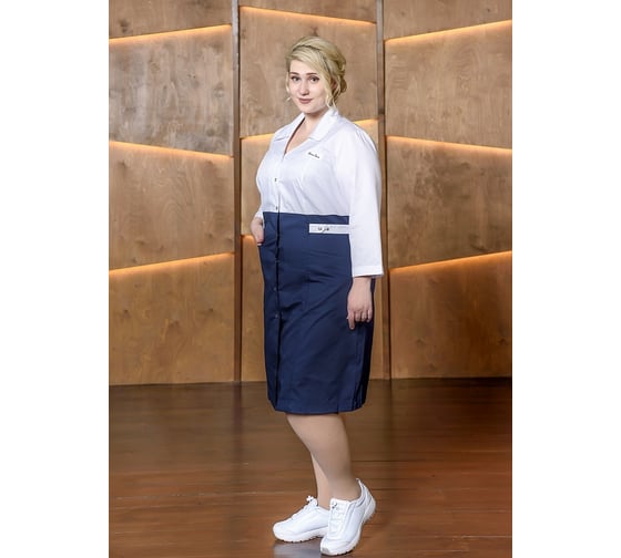 Халат ДОКТОР СТИЛЬ Медика ЛЛ 2128.29/112, XXL/3XL