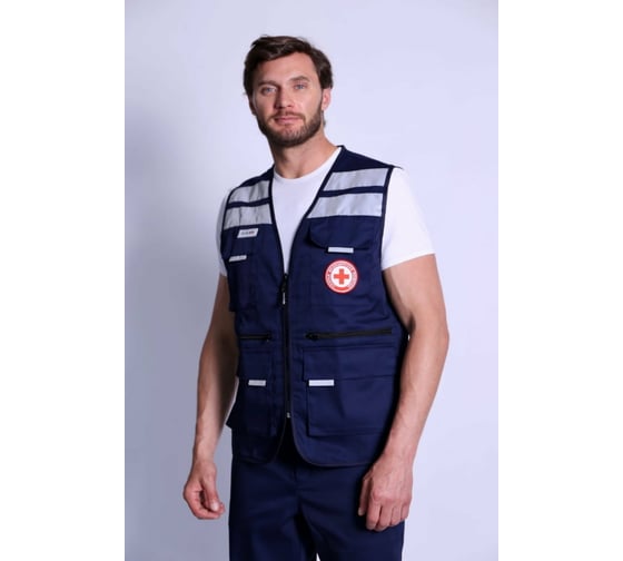 Жилет ДОКТОР СТИЛЬ Скорая Помощь СП-7002.19/ 104-108, XXL 1
