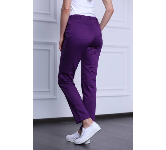 Женские брюки ДОКТОР СТИЛЬ Слим NEW фиолетовые Брю 3409.15/ 100, L