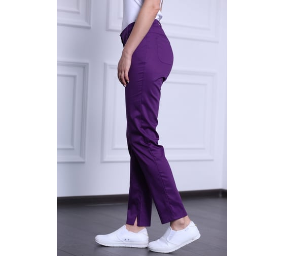 Женские брюки ДОКТОР СТИЛЬ Слим NEW фиолетовые Брю 3409.15/ 100, L