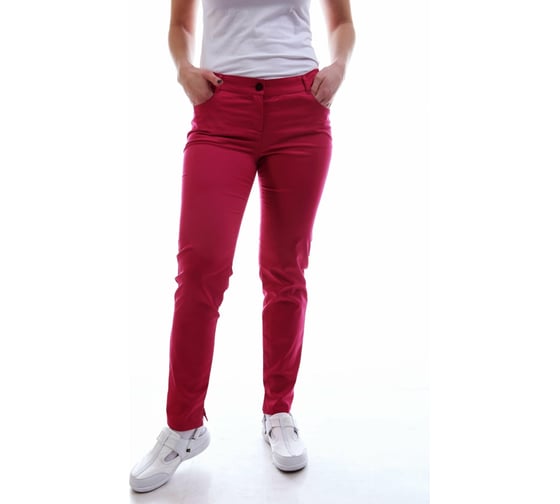 Женские брюки ДОКТОР СТИЛЬ Слим NEW фуксия Брю 3409.39/ 104, XL 1