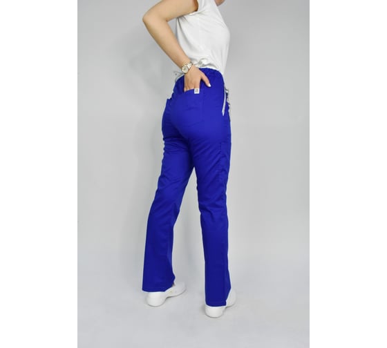 Женские брюки ДОКТОР СТИЛЬ Софт васильковые Брю 3411.05/ 88, S/M