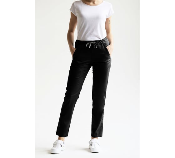 Женские брюки ДОКТОР СТИЛЬ Софт NEW черные Брю 3411.17/ 88, S/M 1