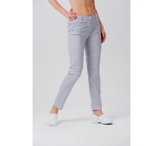 Брюки ДОКТОР СТИЛЬ Слим NEW, жемчуг Брю 3409.50/ 88, S/M