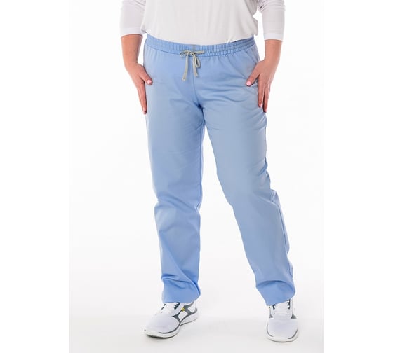 Женские брюки ДОКТОР СТИЛЬ Комфорт голубые Брю 3401.06/120/3XL/4XL 1