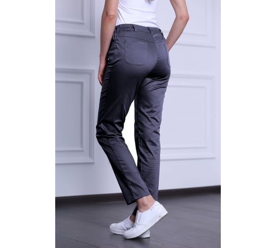 Женские брюки ДОКТОР СТИЛЬ Слим, графит Брю 3409.20/ 96, M/L
