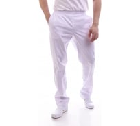 Мужские брюки ДОКТОР СТИЛЬ Комфорт М белые Брю 3408.01/108/XXL