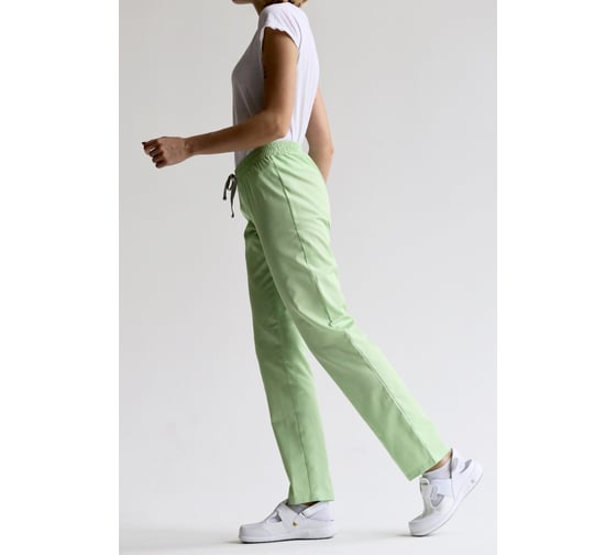 Женские брюки ДОКТОР СТИЛЬ Комфорт зеленый лист Брю 3401.10/ 112, XXL/3XL