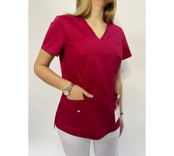 Блуза ДОКТОР СТИЛЬ Терра NEW малина ЛС 3229.32/ 112, XXL/3XL 1