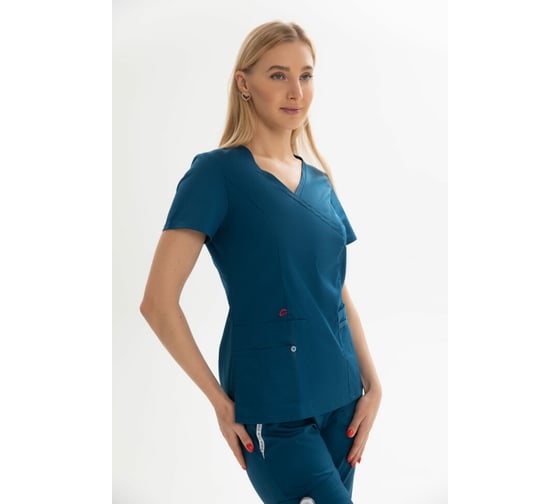 Блуза ДОКТОР СТИЛЬ Терра Блю Опал ЛC 3229.48/112, XXL/3XL 1