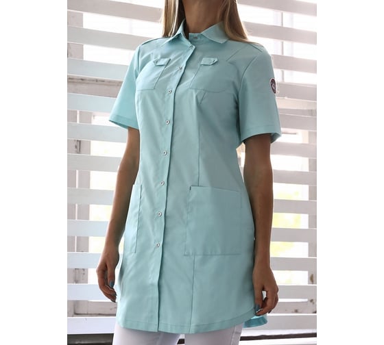 Блуза ДОКТОР СТИЛЬ Сафари, мята ЛЛ 2229.35/112/XXL/3XL 1