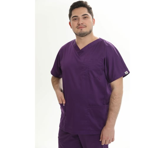 Блуза ДОКТОР СТИЛЬ Крош  NEW фиолетовая ЛС 3214.15/ 112, XXL/3XL 1