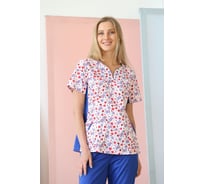 Блуза ДОКТОР СТИЛЬ Лапки, бантики NEW р.96/M-L ЛС 3233.208/ 96, M/L