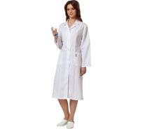 Женский халат с рельефом Авангард. Профессиональная экипировка белый, р-р 88-92, рост 170-176 9920