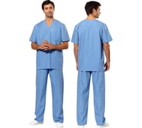 Универсальный костюм хирурга Авангард. Профессиональная экипировка голубой, р. 96-100, рост 170-176 04350