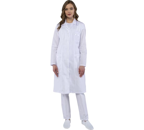 Халат Факел Стандарт белый р. 44-46, 158-164 см 50999000.004