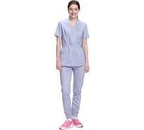 Женский хирургический костюм Факел Модерн-004 MedLine, серый, размер 52 87488515.007