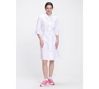 Женский халат ФАКЕЛ Симпл-004 MedLine, белый, р. 48-50, рост 158-164 87468206.005