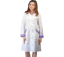 Женский халат URSUS Амелия белый/сиреневый, ХАЛ525-340; 52-54, 170-176