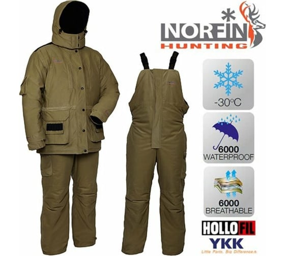 Зимний костюм NORFIN Hunting WILD GREEN 05 р.XXL 729005-XXL