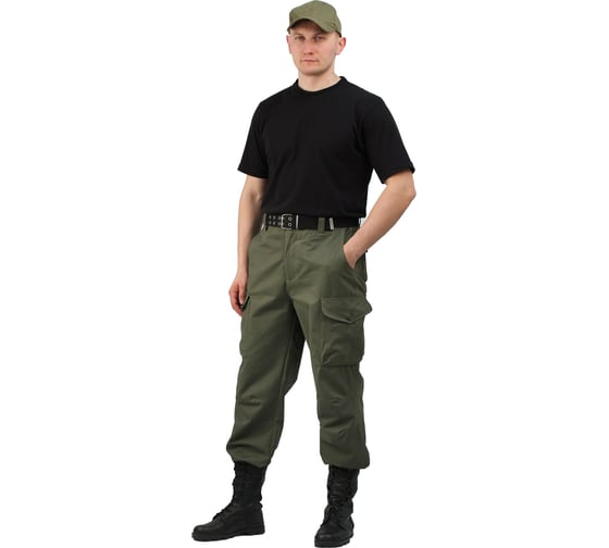 Мужской костюм URSUS Капрал олива, CottonPeach, КОС411-420; 44-46, 182-188