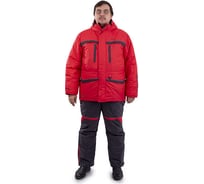 Зимний костюм для рыбалки Grayling Соболь, красный-графит, р.52-54, рост 182-188 4610097063589