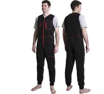 Флисовый комбинезон Alaskan River Ranger Bib черный, р. M ADBRRBM