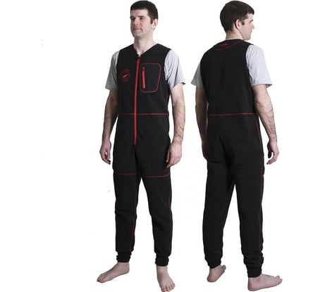 Флисовый комбинезон Alaskan River Ranger Bib черный, р. 3XL ADBRRBXXXL