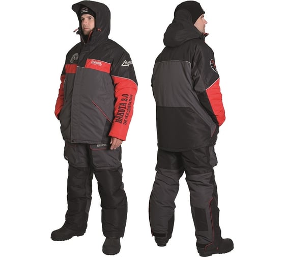 Зимний костюм Alaskan Dakota 2.0 красный/серый/черный, размер XL AWSD2GXL 1