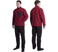 Флисовый комплект Alaskan Royal Fish бордовый, р.3XL ADSRFBOXXXL