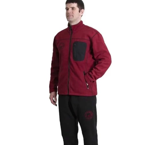 Флисовый комплект Alaskan Royal Fish бордовый, р.3XL ADSRFBOXXXL
