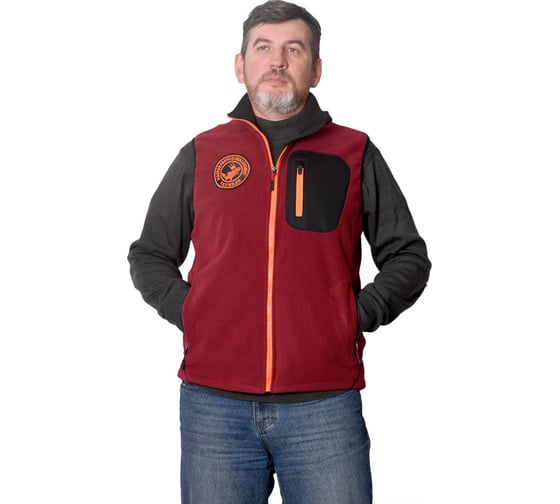 Флисовый жилет Alaskan Veteran XL бордовый AWVVXL 1