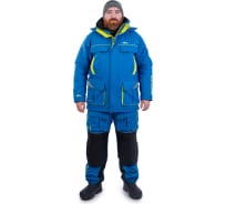 Зимний костюм для рыбалки Grayling Камчатка темно-синий/лайм, р.56-58, рост 170-176 4610097063398