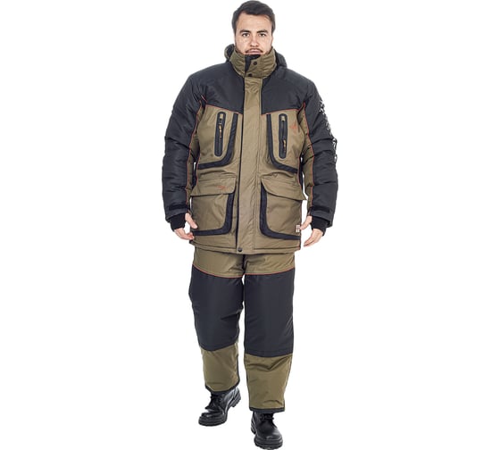 Зимний костюм Huntsman Siberia LUX хаки/черный НФ-00091966/ 60-62/188 1