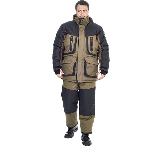 Зимний костюм Huntsman Siberia LUX хаки/черный НФ-00091966/ 48-50/176