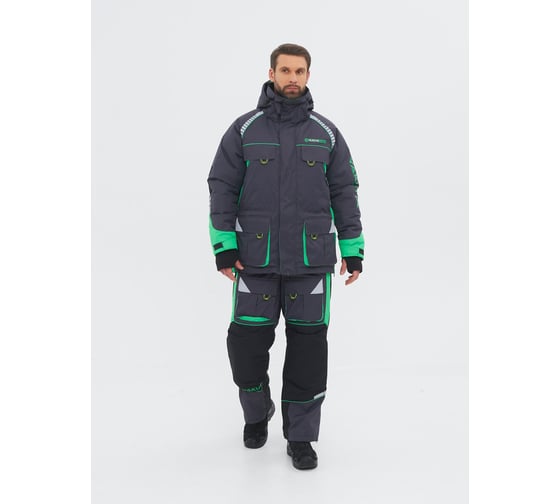 Зимний костюм HUNTSMAN Yakutia Galaxy Breathable, темно-серый НФ-000004740/60-62/182-188