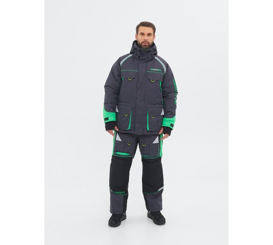 Зимний костюм HUNTSMAN Yakutia Galaxy Breathable, темно-серый НФ-000004742/48-50/182-188