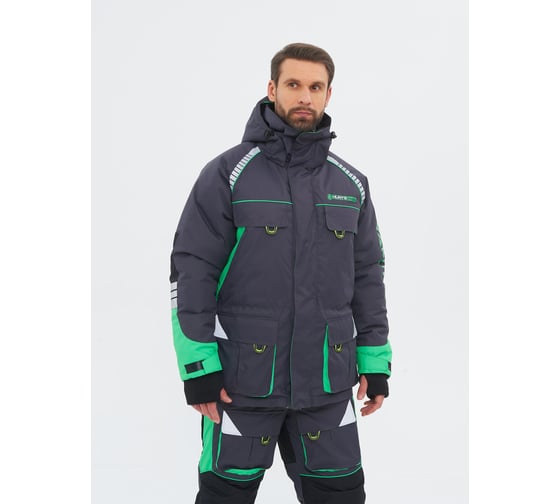 Зимний костюм HUNTSMAN Yakutia Galaxy Breathable, темно-серый НФ-000004742/48-50/182-188