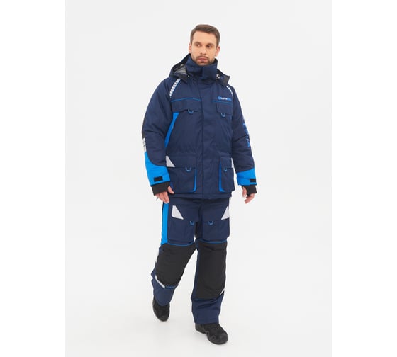 Зимний костюм HUNTSMAN Yakutia Galaxy Breathable, темно-синий НФ-000003174/48-50/170-176