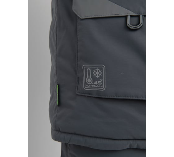 Зимний костюм HUNTSMAN Yukon Ice Breathable, серый/черный НФ-000004394/52-54/182-188